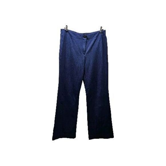 TALBOTS Womens Blue Heritage Wide Leg Dress Pants Size 10 - Picture 1 of 9